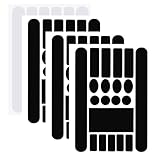 UYVPAER 4 Stück Rahmenschutzfolie Fahrrad, Fahrrad Aufkleber Mtb Aufkleber Fahrradrahmenschutz Sticker Rahmenschutz Rahmen Carbon Fahrrad Kettenstreben Aufkleber Lackschutzfolie Rennrad