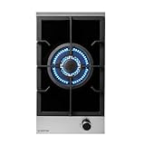 Klarstein Gaskocher 1-Flammig, 3,4 kW Einbau-Gaskocher für Innenbereich, Edelstahl-Gaskocher für Wohnmobil, 1-Flammiger Gaskocher, Moderner Einbau Gasherd, Ein Brenner Gas Herd