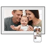 Dragon Touch Frameo 15.6'' Digitaler Bilderrahmen – 1920 * 1080 FHD IPS Touchscreen WiFi Elektronischer Bilderrahmenmit 32GB Speicher, Auto-Rotate, Sofortiges Teilen von Fotos/Videos