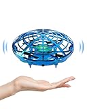 Kiztoys Mini Drohne für Kinder, UFO Fliegender Ball, Infrarot Induktion handgesteuertes Flugspielzeug, Geschenk für Jungen und Mädchen 6 7 8 9 10+ Jahre