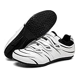 Hixingo Fahrradschuhe Herren Damen, Nebel Stil Rennrad Und Mountainbike Schuhe Mit Gummisohle, Atmungsaktive Sneaker rutschfeste No-Lock Fahrradschuhe MTB Schuhe