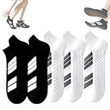 Unisex Low-Cut No-Show Sportsocken, kurze socken herren, Unisex Sportsocken, 5/10/15 Paar Atmungsaktiv (DE/NL/SE/PL, Alphanumerisch, Einheitsgröße, 47, Große Größen, Regular, 5, Rot Schwarz+Weiß)