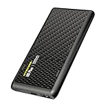 Nitecore Powerbank NB Plus - 10000mAh, ultraleichte Carbonfaser Powerbank, USB-C & USB-A, PD 20W Schnellladefunktion, kompakt & robust für Outdoor, Reisen & Alltag