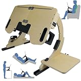 Laptoptisch Für Bett, Höhenverstellbar, Kann Flach Auf Dem Laptoptisch Liegen Liegend Bett Falten Heben Lazy Table, Faltbarer Laptopständer, Betttisch, Frühstückstisch, Notebookständer