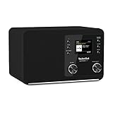 TechniSat DIGITRADIO 307 BT – DAB+ Radio mit BestTune (DAB, UKW, AUX in, Bluetooth-Audiostreaming, Kopfhöreranschluss, Favoritenspeicher, Wecker, Sleeptimer, Uhr-/Datumsanzeige, 5W RMS Mono) schwarz