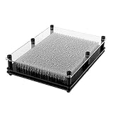 Incutex 3D Nagelbrett XXL Fingerabdruck Nadel Malerei Skulptur Pin Art Nagelbild Nagelspiel Pinpressions, 22x15x4cm