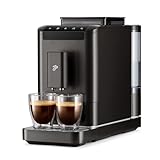 Tchibo Kaffeevollautomat Esperto2 Caffè mit 2-Tassen-Funktion für Caffè Crema und Espresso, Granite Black