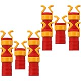 SEWOART 10 Stück Schraubenhalter Dreieckig aus Kunststoff Schraubengreifer für Holzbearbeitung Sicherer Halt für 6–8mm Schrauben Leichtes Schraubenbefestigungswerkzeug