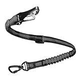 Hunde Sicherheitsgurt für Auto, Reflektierender Einziehbarer Anschnallgurt Welpe, 360°-Drehung Reise Hundegurt für Alle Hunderassen Autotypen