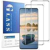 Beukei Displayschutzfolie für Motorola Edge 40/40 Neo, 2 Pack Panzerglas Ultraschall Fingerabdruck Unterstützung, Anti-Shatter, Kratzfest, Keine Blasen, 9H Härte, Displayschutzfolie