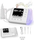 PAHTTO Nasensauger Baby Elektrisch, mit 9 Saugstärken, Musik und Licht, Nasen Staubsauger wiederaufladbar Nasensekretsauger Baby Staubsauger wiederaufladbar