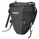 UBORSE Motorrad Hecktasche Wasserdicht Hecktasche Motorrad 10-14L Sport Motorräder Rucksack mit Schultergurt&Griff Erweiterbare Gepäcktasche Satteltasche Klein Tool Gear Tragetasche (Schwarz)