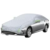 Halbe Autoabdeckung für Ben-z GLS X167 2019-2023 - Wasserdicht Auto Halbgarage - Auto Abdeckplane für Winter Sommer - Outdoor Autoplane Schutzhülle UV-Schutz Schneeschutz,A