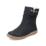 Rieker Damen Klassische Stiefeletten Z3771, Frauen Stiefeletten,uebergangsschuhe,uebergangsstiefel,Winterstiefeletten,warm,schwarz (00),38 EU / 5 UK