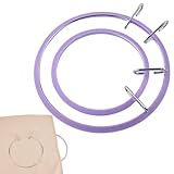 Stickrahmen-Set - bauchlage kissen | Kreuzstich-Reifenring | Spannrahmen Set Runde Rahmen Mit Verstellbarer Spannung | Flexible Anwendungsmöglichkeiten Nähzubehör | Handarbeit Dekorative Für Kreative