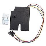 Balacoo Elektromagnetisches Schrankschloss Tragbares Einfach zu Installierendes Elektronisches Türschloss für Verkaufsautomaten Lager und Aufbewahrungsschränke Titanlegierungsschloss