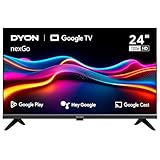 DYON nexGo 24H Smart TV – 24 Zoll (60 cm) HD Google TV mit Sprachsteuerung, Google Assistant, Play Store, Chromecast, Triple Tuner, Netflix, Prime Video & YouTube [Modell 2025]