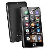 AGXOV 4,02-Zoll Touchscreen MP3 Player, 80GB Musik-Player with WLAN und Bluetooth, Android MP4-Player mit Spotify, Amazon Music, Deezer, FM-Radio, Sprachrecorder, E-Book-Reader (schwarz)