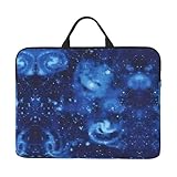 Blue Universe Space Galaxy-Laptophülle, 35,6 cm (14 Zoll) Laptophülle, Computer-Tragetasche für 14-Zoll-Notebooks