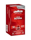 Lavazza Espresso Qualita Rossa , vollmundiger und ausgewogener Espresso, 30 Kapseln, Nespresso kompatibel