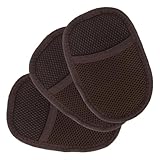 Yardenfun 3 Stück Schuhputzset mit Schuhputzhandschuhen aus Kunstlammwolle Schwarzer Polierhandschuh Klein zum Reinigen und Glätten von Lederschuhen Möbeln und Autoinnenräumen