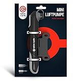 Optio Cycle Mini Fahrradpumpe 120 PSI (8,3 Bar) Luftpumpe Fahrrad | Alle Ventile | Kleine Tragbare Handpumpe | Bike Pump | Alle Ventile