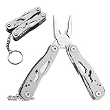 Klein Multitool Outdoor Tool - 12-in-1 Camping Multitool als Kompaktes Werkzeug Multitool, Edelstahl Multifunktionszange mit Sicherheitsverriegelung für Präzisionsarbeiten, Angeln, Wandern