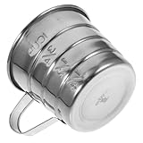 Ipetboom Messbecher mit Präziser Messzylinder für Backbedarf Robustes und Langlebiges Küchengerät mit Griff für Zuhause und Gastronomie