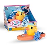BABY Born Splish Splash Surfende Berta - Badespielzeug mit Aufziehmechanismus - Funktioniert komplett ohne Batterien - Geeignet für Kinder ab 1 Jahr