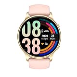 TUYOMA Smartwatch für Damen – Fitnessuhr mit 3,4 cm (1,32 Zoll) Touchscreen, Schrittzähler, SpO2-Herzfrequenz-Schlafmonitor, Aktivitätstracker, IP68 wasserdichte Smartwatch für iOS Android