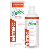 elmex Mundspülung Kariesschutz Junior 6-12 Jahre 400 ml – Zahnreinigung mit altersgerechtem Fluoridgehalt schützt die neuen, bleibenden Zähne effektiv vor Karies – mit Minzgeschmack