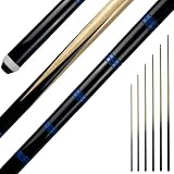 Winsport einteiliger Billard Queue ECO, robuster Pool Cue, 130 cm, 12mm Schraubleder Spitze,Kinder und Erwachsene,Billardqueue für Gastronomie und Jugendeinrichtungen