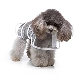 TOYANDONA Reflektierender Hunderegenmantel mit Wasserdichtes Regenkleid für Große Sicherer Schutz bei Komfortables Material für Outdoor Aktivitäten