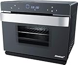 Steba Multifunktions-Dampfbackofen, Backofen mit Heißdampf zum schonenden Schnellgaren, Wirksame Gehäuseisolation für geringen Energieverbrauch, 49 Automatikprogramme, 37 Liter, DG 40