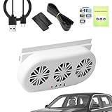 Solar-Auto-Ventilator: Auto-Auspuffventilator mit Solarenergie, perfekt für LKW, Freizeitfahrzeuge, Limousinen, A
