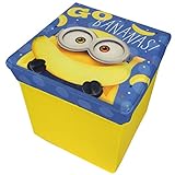 Illumination Kinder Hocker Minions faltbar Aufbewahrungsbox Sitzwürfel Sitzhocker Sitztruhe