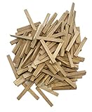 TECTOOL Fliesenkeile, Holzgriff, 250 St., 44 x 7 x 0-8,5 mm