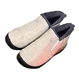 Damen Winterstiefel Modische Gefütterteee Schneeschuhe Bequeme wasserdichte Freizeitstiefel Mit Weichem Innenfutter, Western Stiefeletten FüR Damen Damenstiefel, Stiefel Winter Warm