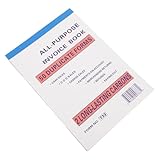 ARTIBETTER Quittungsbuch Verkaufsbeleg lieferschein Verkaufsauftragsbuch Rechnungsbuch für Kleinunternehmen Papier Weiß