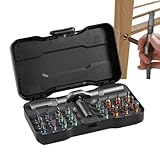 Streysisl Ratschenschraubendreher Set Magnetantrieb Set T-Griff Elektronik Werkzeug Kit mit Bits für die Automobilwartung, Handys, Laptops, Haushaltsgeräte