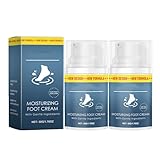 Feuchtigkeitsspendende Fußcreme, Intensive Fuß-Hydratationslotion, Feuchtigkeit Reparaturcreme für Füße Rissige Fersen und Trockene Haut, Pflege für Füße & Nägel, Einfach anzuwenden (2)