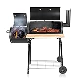 BBQ Collection 2-in-1 Smoker BBQ - Holzkohlegrill - Gartenküche Barbecue - Grill- und Räuchergrills - 104 x 58 x 114 cm