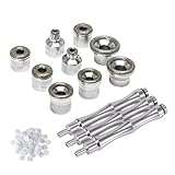 13 Stück Mikrodermabrasion Diamant Spitzen, Gesichtspflege Dermabrasionsspitze, für die Gesichtspflege zu Hause (9 Aufsätze, 3 Stäbe und 1 Packung Filter)