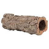 Korkröhre 25 cm lang, schmal (Ø 5-7 cm) - Natur Korkrinde, Terrarium & Aquarium Dekoration, Versteck für Reptilien, Nager, Hamster, schädlingsfrei, unbehandelt