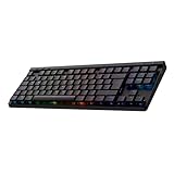 Logitech G G515 LIGHTSPEED TKL kabellose flache Gaming-Tastatur, LIGHTSYNC RGB, dünnes Profil ohne Ziffernblock, PBT-Tastenkappen, taktile mechanische Switches, Deutsches QWERTZ-Layout - Schwarz