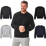 Iron Mountain IMSWT205 Herren-Pullover mit recyceltem Garn, umweltfreundlich, Antipill, flexibel und bequem, Rundhalsausschnitt, weicher Fleece-Top-Pullover, Schwarz, XL
