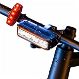 Fahrradlicht, 5000 Lumen LED Fahrradlichter Set, Fahrrad Vorne und Rücklicht, USB Wiederaufladbare Fahrradbeleuchtung, IPX5 wasserdichte Fahrradlampe, Fahrrad Licht für Nächtliche Fahrt