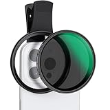 K&F Concept K-Serie 67mm einstellbare Kamera ND Filter für Hnadykamera, ND2-32 Filter (1-5 Stop), Schraubfilter für Handys, Graufilter für iPhone 16 15 14 Pro Max Galaxy S22 S23 S24 Ultra