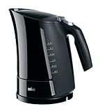 De´Longhi Braun Multiquick 5 WK 500 Aquaexpress Wasserkocher (3000 W, 1,7 l) schwarz