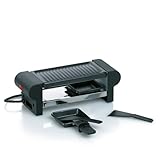 Kela 66490 Raclette mit Grillplatte, Stahl antihaftbeschichtet, Für 2 Personen, 350 W, 230 V, Bernina